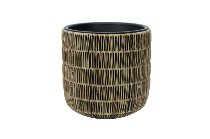 Wicker Blomsterpotte D35xH36 cm Lysebrun - Hagemøbler - Øvrig utendørs - Tilbehør utendørs - Hagekrukker