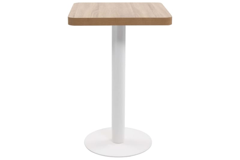 Bistrobord lysebrun 50x50 cm MDF - Brun - Hagemøbler - Balkong - Balkongmøbler - Balkongbord