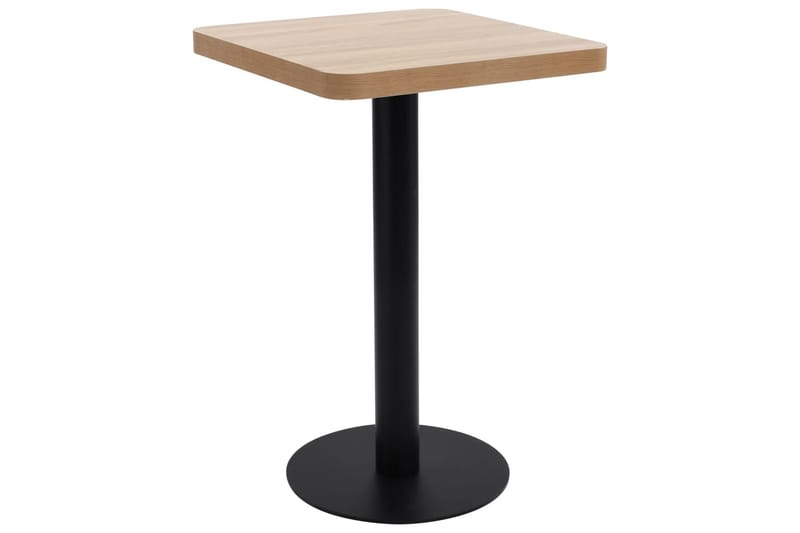 Bistrobord lysebrun 50x50 cm MDF - Brun - Hagemøbler - Balkong - Balkongmøbler - Balkongbord