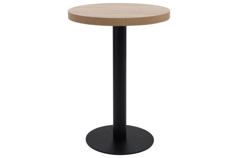 Bistrobord lysebrun 60 cm MDF - Brun - Hagemøbler - Balkong - Balkongmøbler - Balkongbord