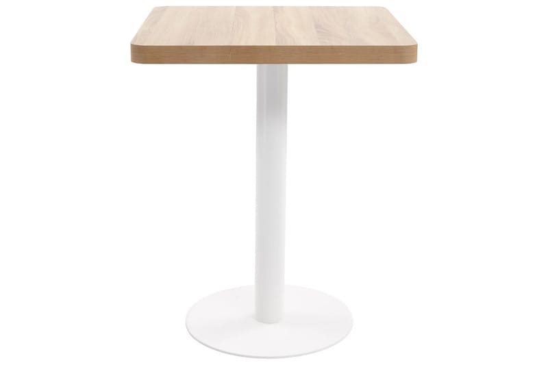 Bistrobord lysebrun 60x60 cm MDF - Brun - Hagemøbler - Balkong - Balkongmøbler - Balkongbord