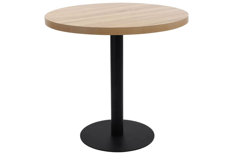 Bistrobord lysebrun 80 cm MDF - Brun - Hagemøbler - Balkong - Balkongmøbler - Balkongbord