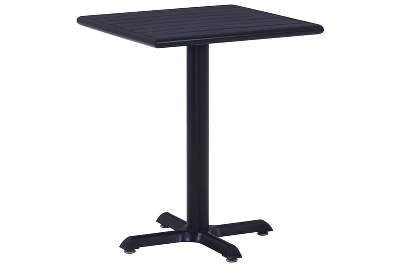 Hagebord svart 60x60x75 cm - Cafebord - Balkongbord