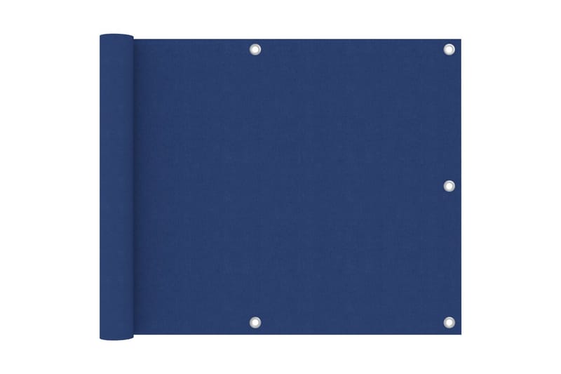 Balkongskjerm blå 75x500 cm oxfordstoff - Blå - Balkongbeskyttelse