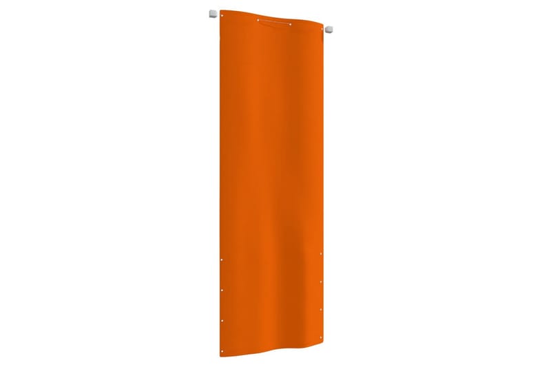 Balkongskjerm oransje 80x240 cm oxfordstoff - Oransj - Hagemøbler - Balkong - Sikkerhet & vindbeskyttelse balkong - Balkongbeskyttelse