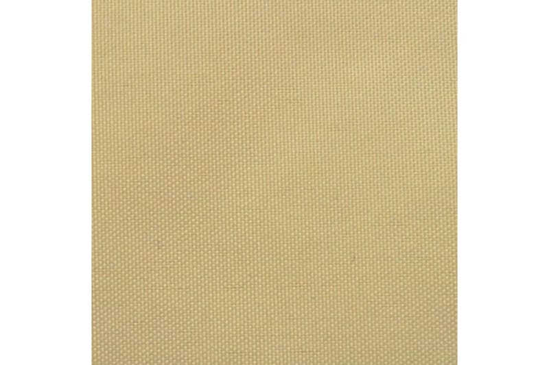 Balkongskjerm Oxfordstoff 90x600 cm Beige - Hagemøbler - Balkong - Sikkerhet & vindbeskyttelse balkong - Balkongbeskyttelse