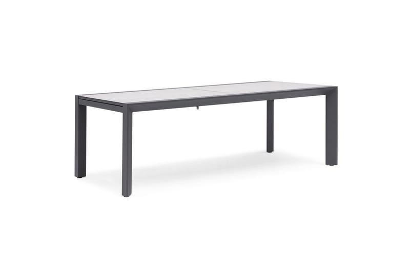 Bord Hillerstorp Borgdala 220/340 x 107 x H75,5 cm Grå - Hagemøbler - Hagebord - Spisebord ute