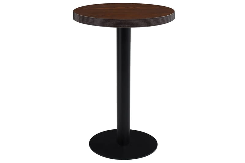 Bistrobord mørkebrun 60 cm MDF - Brun - Hagemøbler - Hagebord - Cafebord