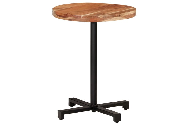 Bistrobord rundt Ø60x75 cm heltre akasie - Brun - Hagemøbler - Hagebord - Cafebord