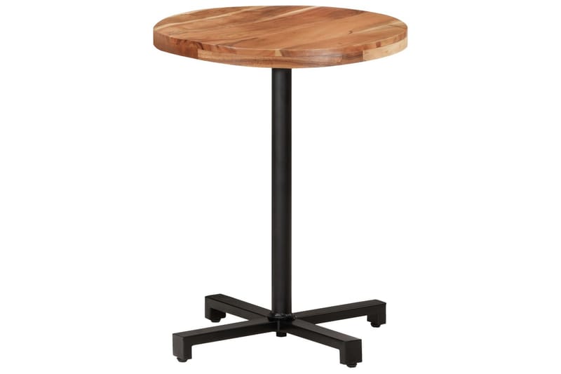 Bistrobord rundt Ø60x75 cm heltre akasie - Brun - Hagemøbler - Hagebord - Cafebord