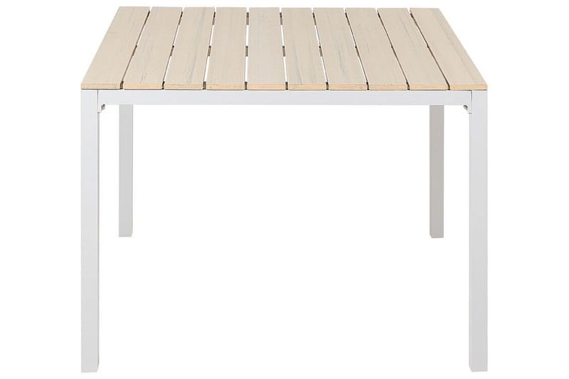 Edmundston Spisebord 95x95 cm - Beige/Hvit - Hagemøbler - Hagebord - Spisebord ute