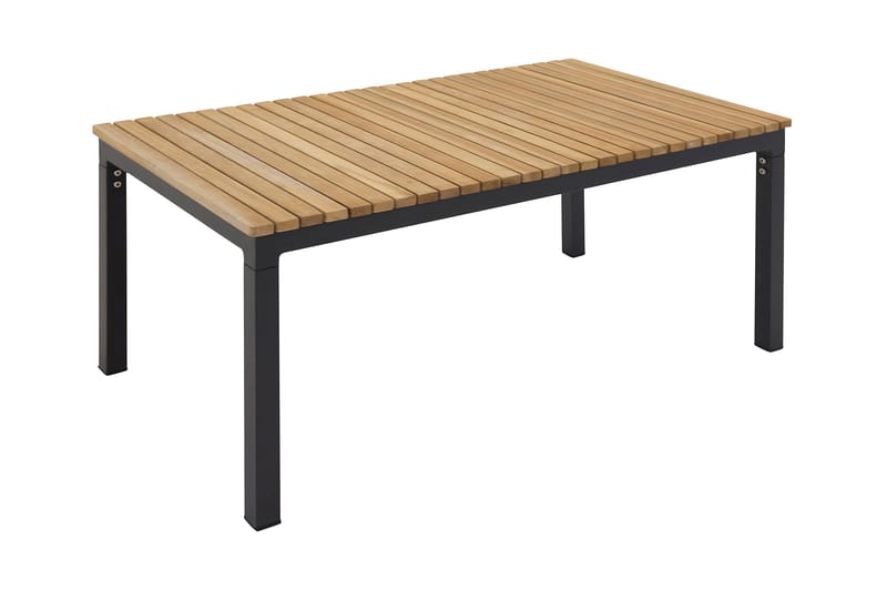 Brasilia Sofabord 110 cm - Svart/Natur - Hagemøbler - Hagebord - Loungebord & Sofabord utendørs