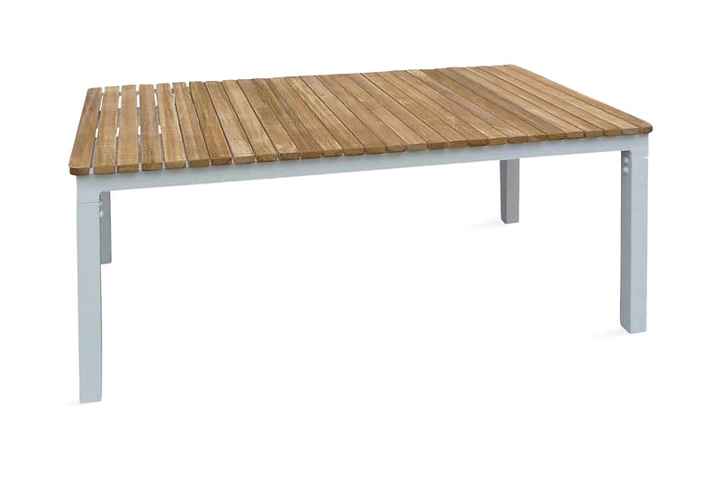 Brasilia Sofabord 110x60 Teak/Hvit - Teak/Hvit - Hagemøbler - Hagebord - Loungebord & Sofabord utendørs