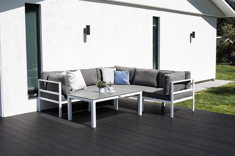 Copacabana Sofabord 120 cm - Grå/Hvit - Hagemøbler - Hagebord - Loungebord & Sofabord utendørs