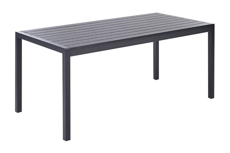 Pereta Spisebord 180x90 cm - Svart - Hagemøbler - Hagebord - Spisebord ute