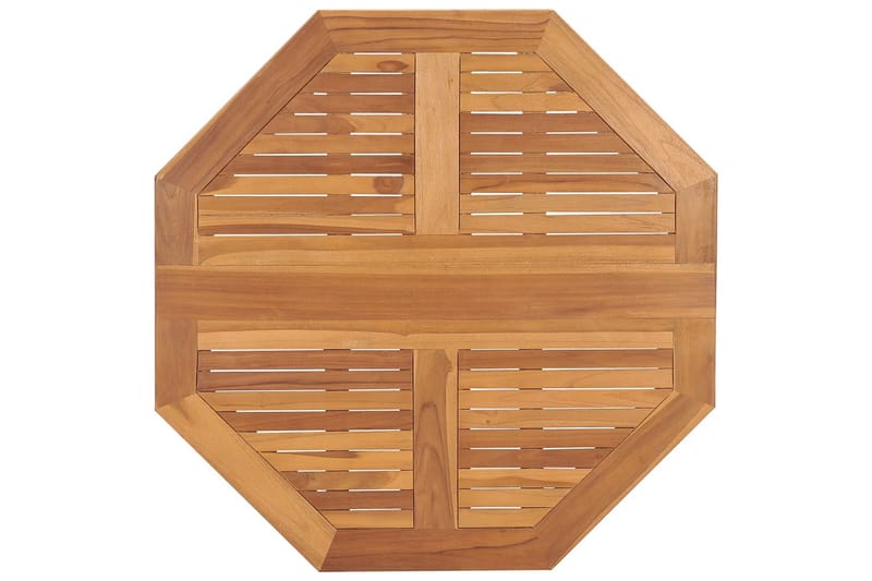 Sammenleggbart hagebord 90x90x75 cm heltre teak - Brun - Hagemøbler - Hagebord - Spisebord ute