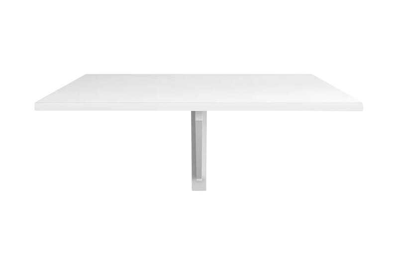 Sammenleggbart veggbord hvit 100x60 cm - Spisebord ute