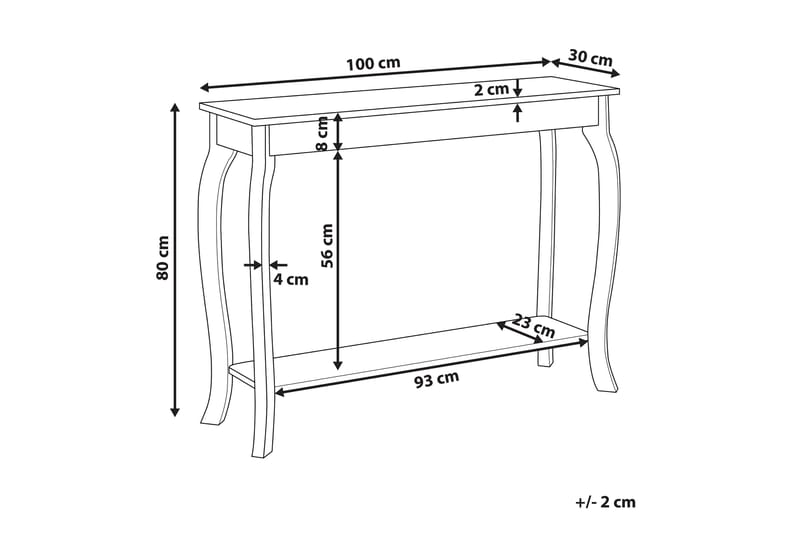 Boldman Avlastningsbord - Svart - Hagemøbler - Hagebord - Sidebord