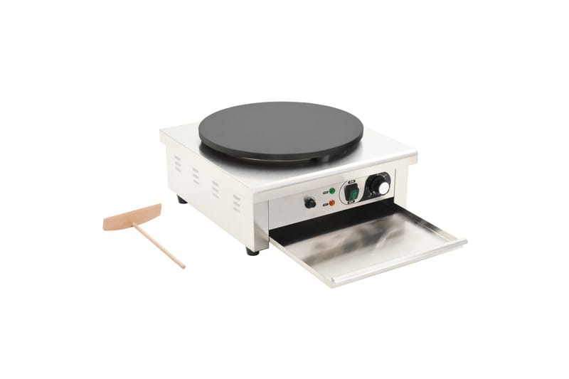 Elektrisk crÃªpejern med uttrekkbar skuff 40 cm 3000 W - Hagemøbler - Hagebord - Sidebord