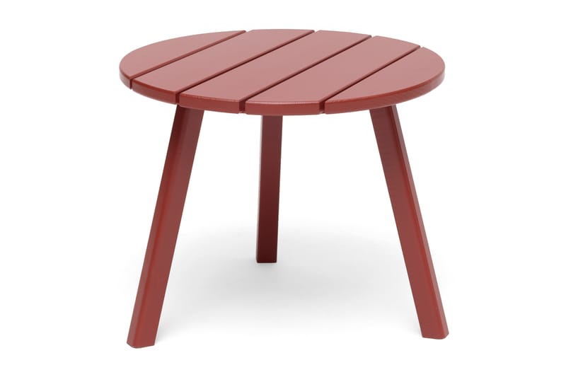 Hillerstorp Tennessee Sidebord 50 cm Rund - Furu/Rød - Sidebord - Hagemøbler barn - Balkongbord