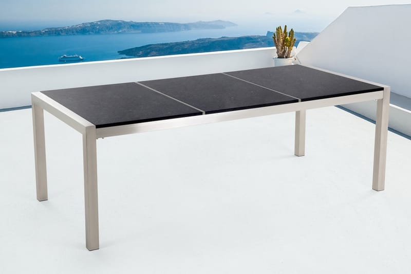 Grosseto Hagebord 220 cm - Svart - Hagemøbler - Hagebord - Spisebord ute