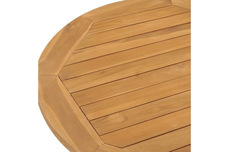 Hagespisebord 90x75 cm heltre teak - Brun - Hagemøbler - Hagebord - Spisebord ute