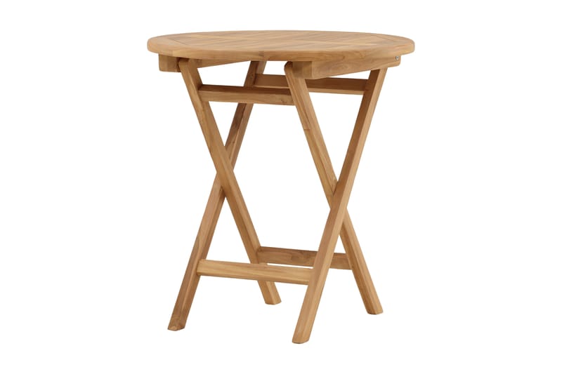 Kenya Cafébord Rund Ø70 cm - Beige - Hagemøbler - Hagebord - Spisebord ute