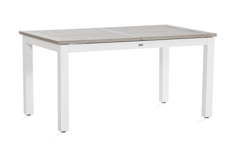 Monaco Forlengningsbart Spisebord 152-210x90 cm - Hvit - Hagemøbler - Hagebord - Spisebord ute