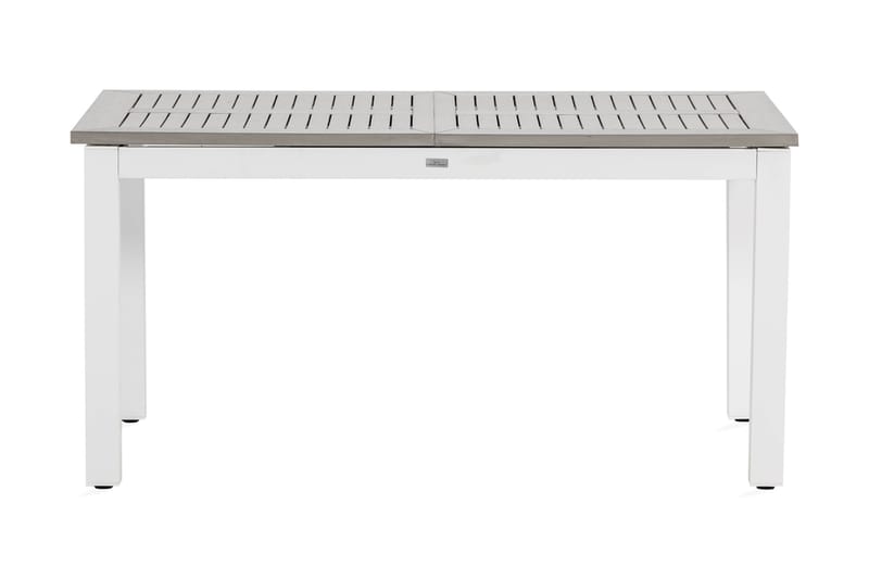 Monaco Forlengningsbart Spisebord 152-210x90 cm - Hvit - Hagemøbler - Hagebord - Spisebord ute