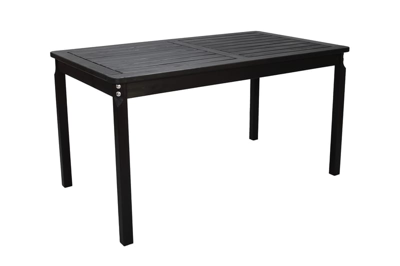 Olivio Spisebord 135x77 cm - Svart - Hagemøbler barn - Spisebord ute