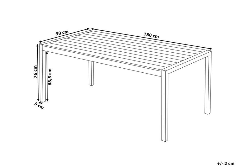 Pereta Spisebord 180 cm - Brun - Hagemøbler - Hagebord - Spisebord ute