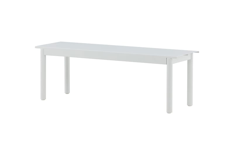 Modena Benk 130 cm - Hvit - Hagemøbler - Utesofa - Benker