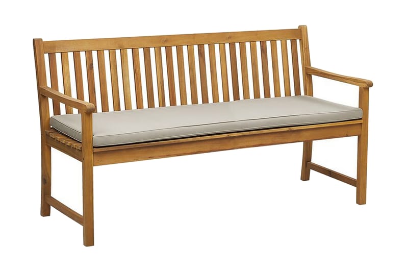 Sutko Hagebenk 160 cm - Natur/Beige/Akacia - Hagemøbler - Utesofa - Benker