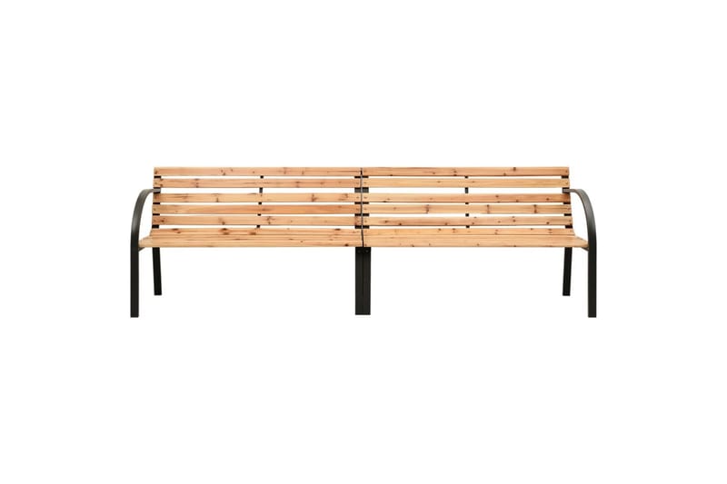 Dobbel hagebenk 241 cm kinesisk grantre - Brun - Hagemøbler - Utesofa - Benker