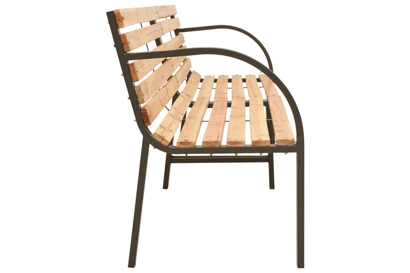 Dobbel hagebenk 241 cm kinesisk grantre - Brun - Hagemøbler - Utesofa - Benker