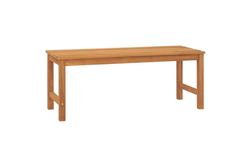 Hagebenk 114 cm heltre teak - Brun - Hagemøbler - Utesofa - Benker