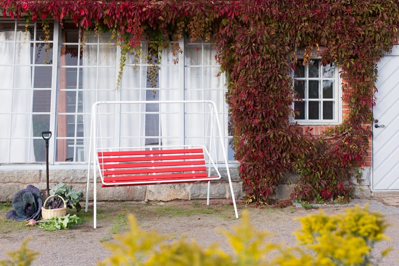 Retro 3-seter Hammock hvit ramme - Varax - Hagemøbler - Utesofa - Hammocker