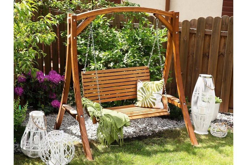 Novara Hammock - Tre / Natur - Hagemøbler - Utesofa - Hengesofa