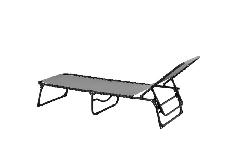 Majken Solstol 60x190 cm - Grå - Hagemøbler - Stoler & Lenestoler - Solstoler