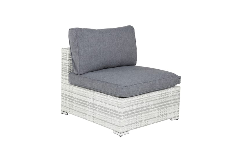 Amazon Midtmodul - Hvit - Hagemøbler - Loungemøbler - Moduler - Midtmodul hagesofa