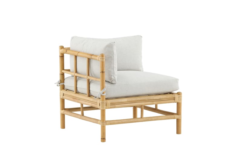 Cane Hjørnemodul - Beige - Hagemøbler - Loungemøbler - Moduler - Hjørnemodul hagesofa