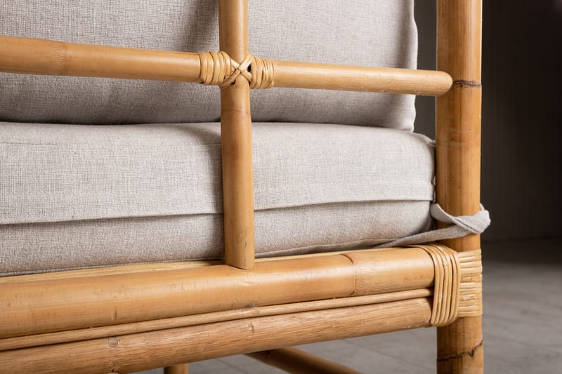 Cane Hjørnemodul - Beige - Hagemøbler - Loungemøbler - Moduler - Hjørnemodul hagesofa