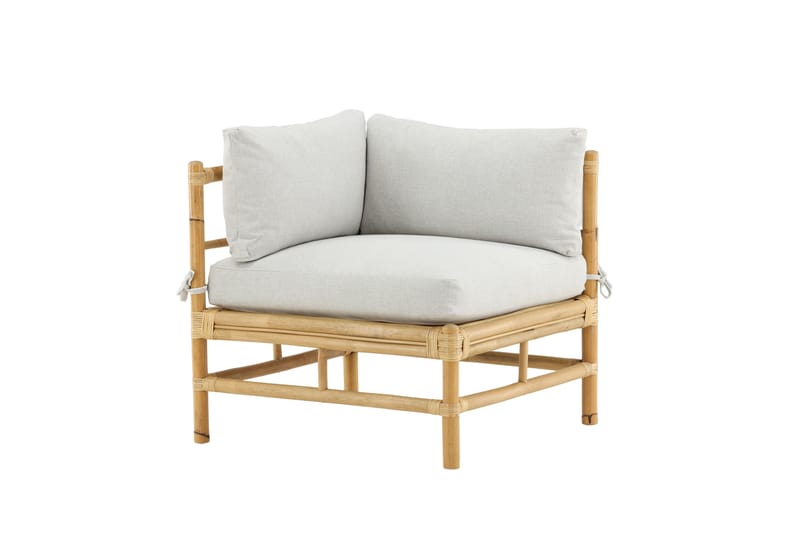 Cane Hjørnemodul - Beige - Hagemøbler - Loungemøbler - Moduler - Hjørnemodul hagesofa