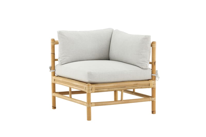 Cane Hjørnemodul - Beige - Hagemøbler - Loungemøbler - Moduler - Hjørnemodul hagesofa