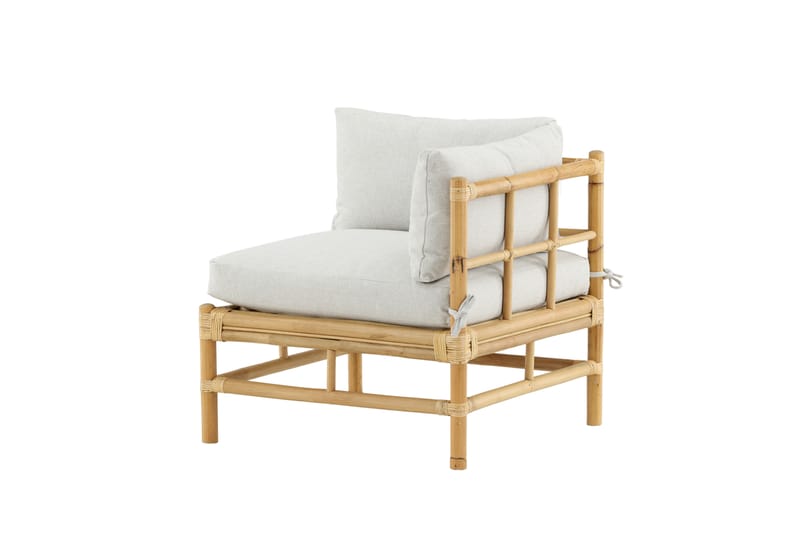 Cane Hjørnemodul - Beige - Hagemøbler - Loungemøbler - Moduler - Hjørnemodul hagesofa