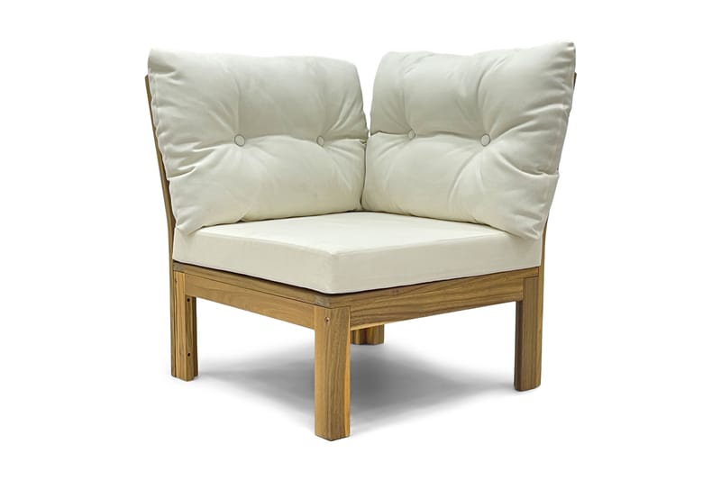 Lindha Hjørnemodul - Beige - Hagemøbler - Loungemøbler - Moduler - Hjørnemodul hagesofa