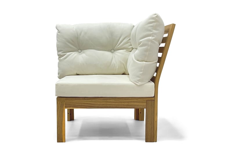 Lindha Hjørnemodul - Beige - Hagemøbler - Loungemøbler - Moduler - Hjørnemodul hagesofa