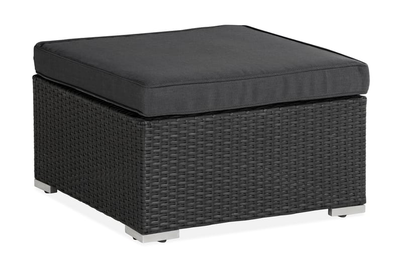 Wisconsin Premium Divan/Bord Svart - Svart - Hagemøbler - Loungemøbler - Moduler