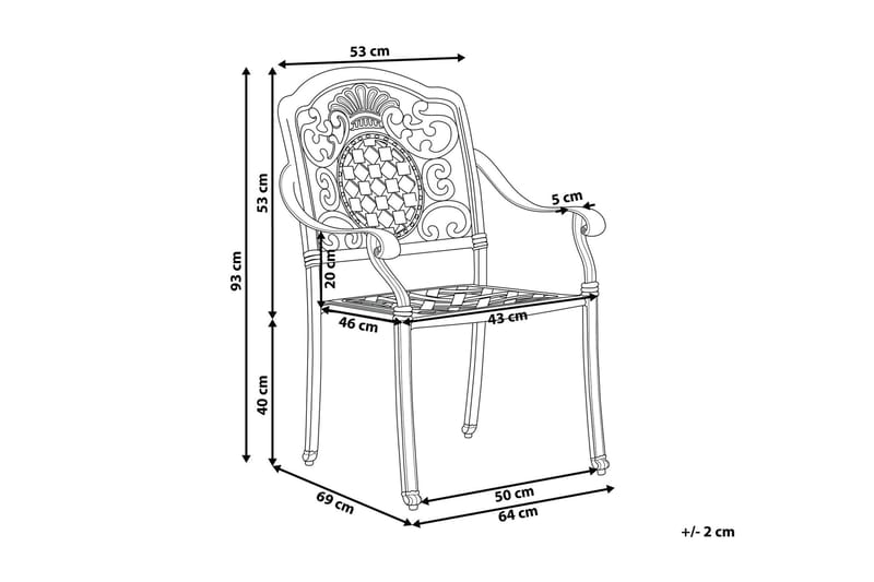 Festo Stol 4-pk - Brun - Hagemøbler - Loungemøbler - Loungesett