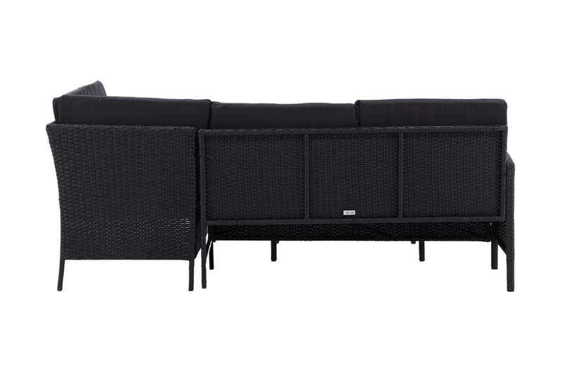 Knock Hjørnesofa - Svart - Hagemøbler - Loungemøbler - Loungesett